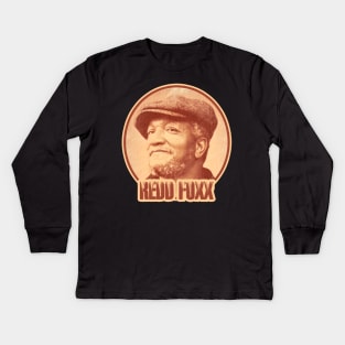 Vintage Redd Foxx | Red Color Kids Long Sleeve T-Shirt